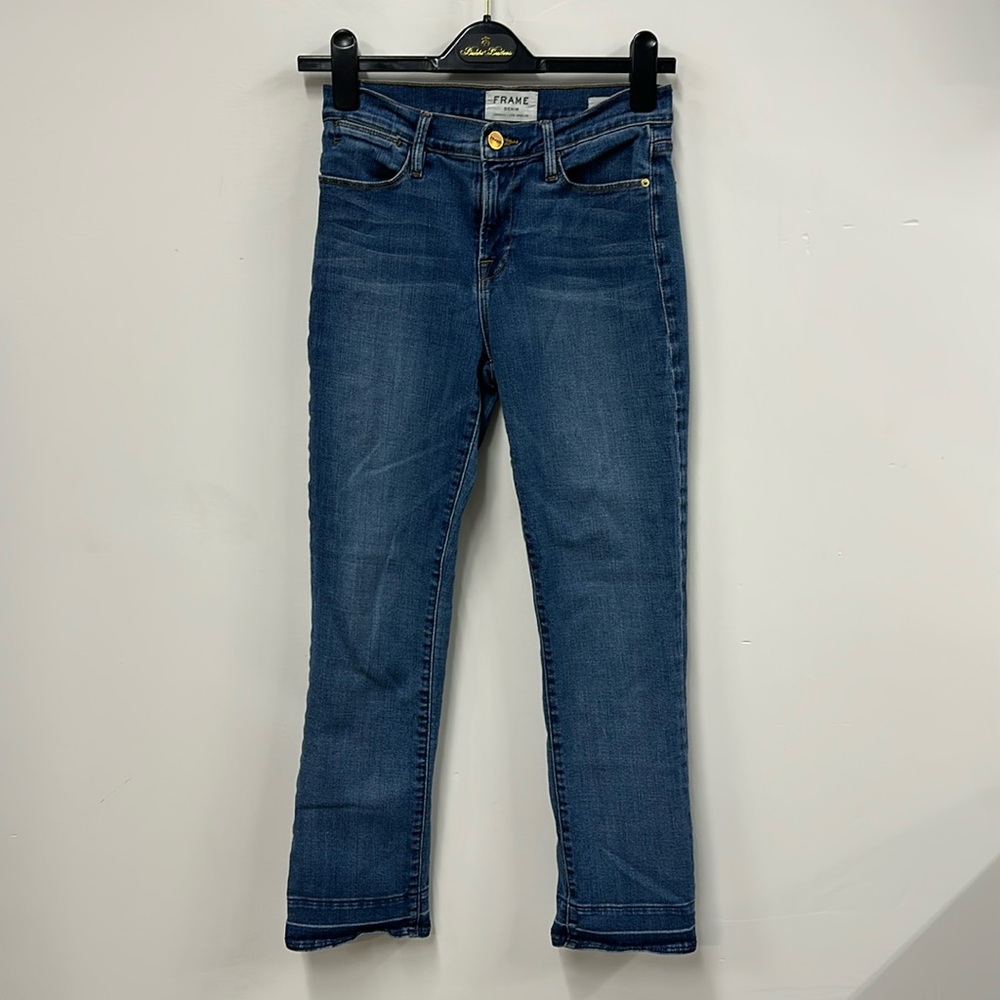 Frame le high straight jeans 26